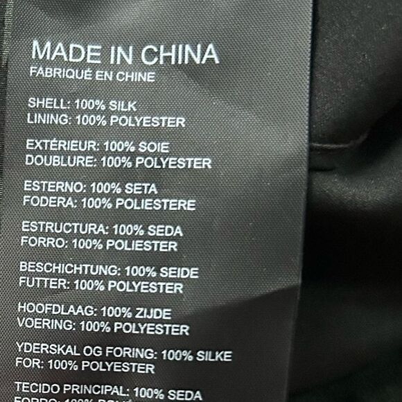 Club Monaco Green Black Palm Leaf Silk Mini Skirt Size 4 - Picture 5 of 8